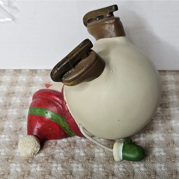 Coldwater Creek Vintage Set of4 Skating Snowmen Christmas Figurine Decorations - Picture 7 of 11